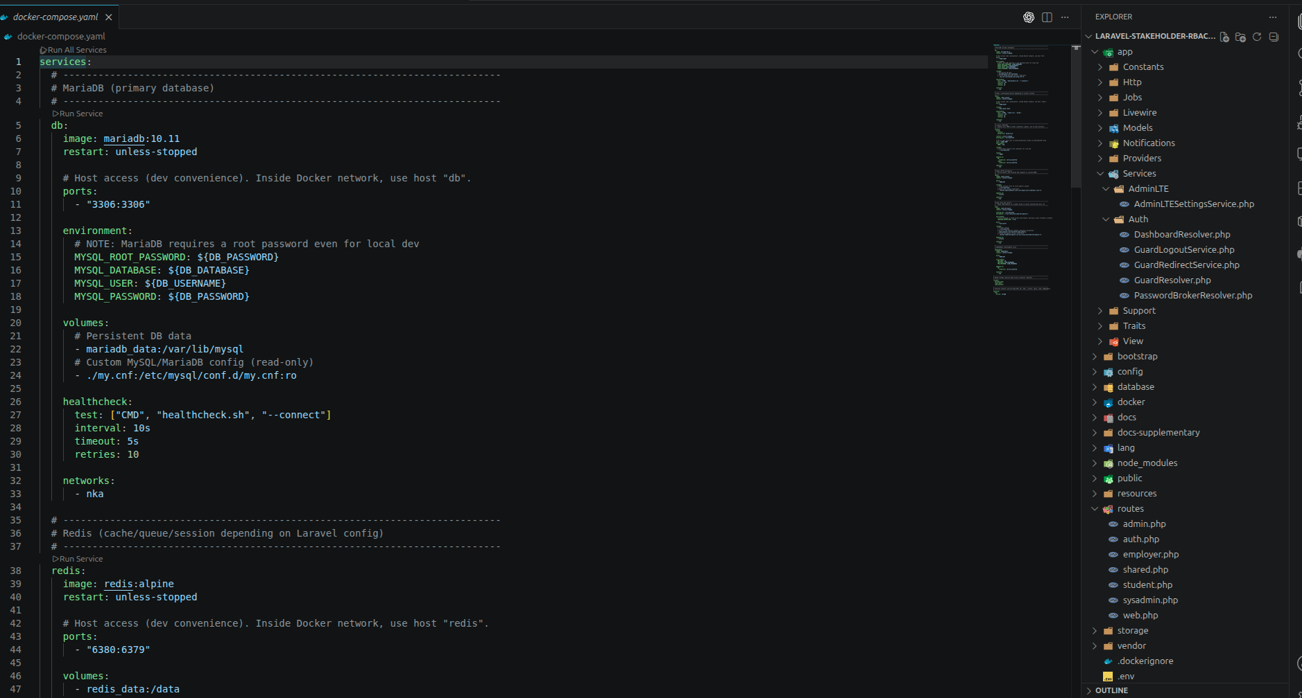 Docker and Redis Runtime