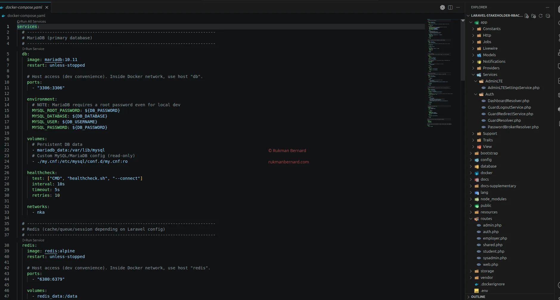 Docker and Redis Runtime