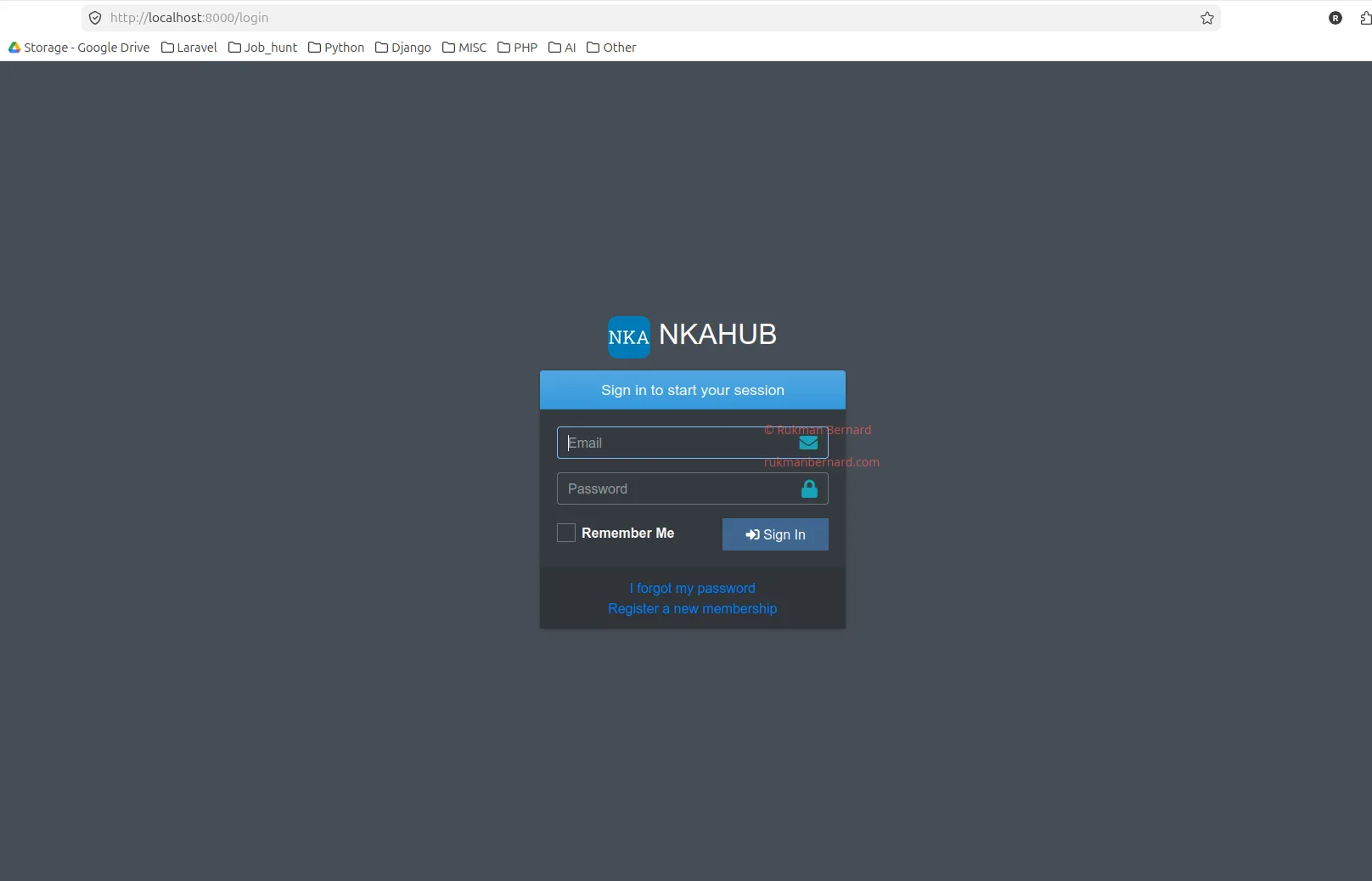 Stakeholder Login Flow