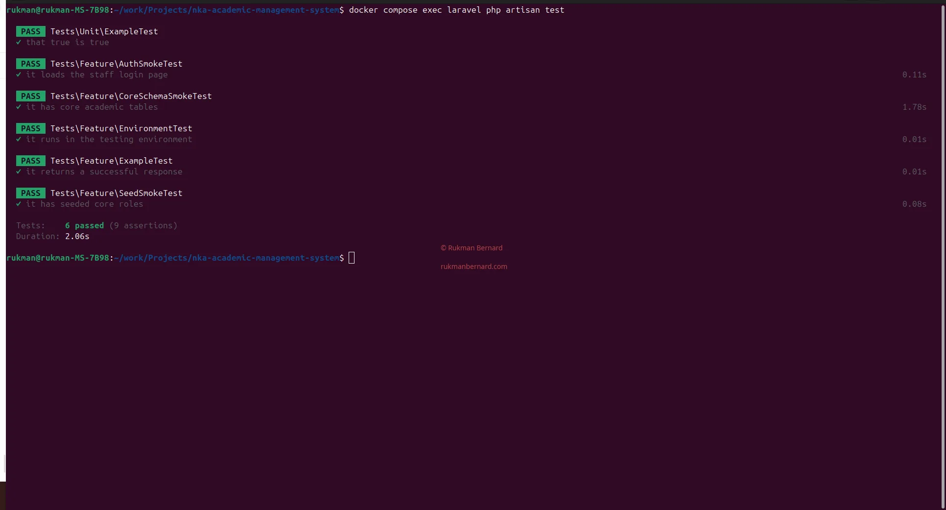 Baseline Test Suite