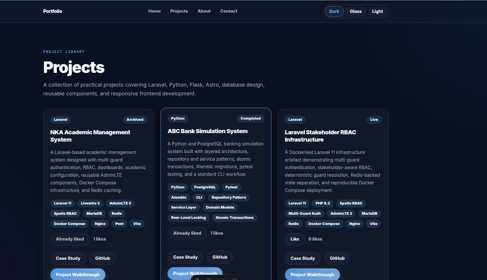 Projects Section